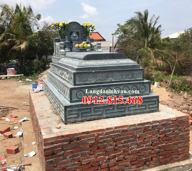 Mộ đá bành đẹp thiết kế hiên đại chất lượng cao - Mộ đá đẹp